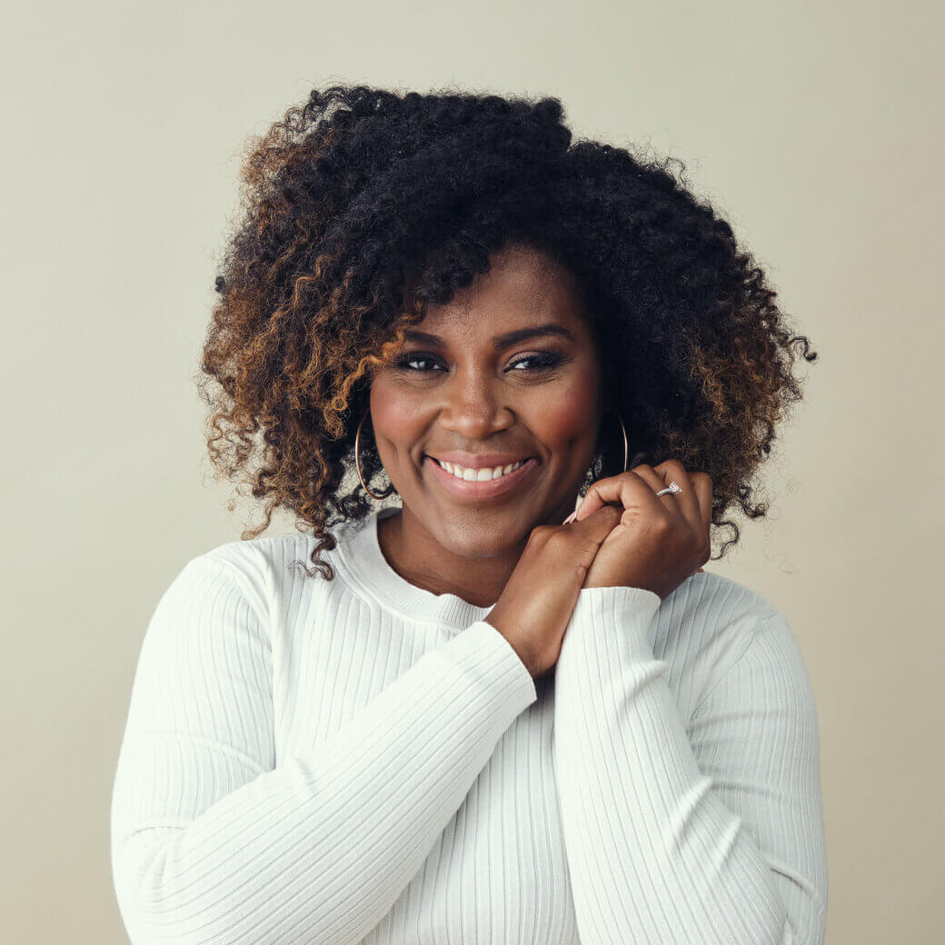 RefulHER Wellness Experience after image of woman smiling.